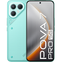 Смартфон Tecno Pova 7 Pro 5G 8/256Gb (Цвет: Neon Cyan)