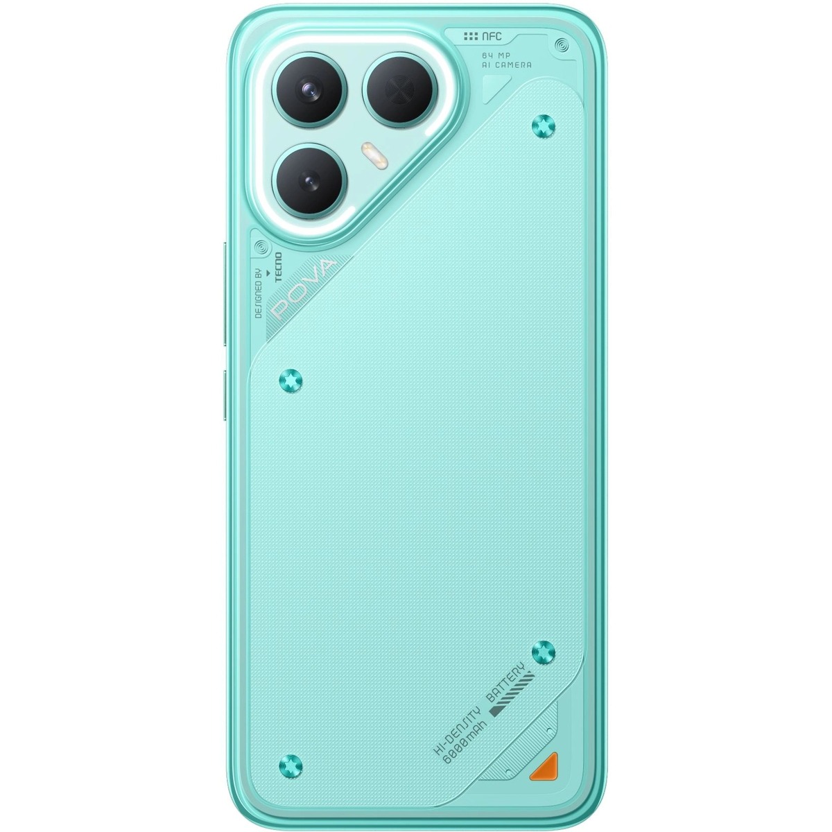 Смартфон Tecno Pova 7 Pro 5G 8/256Gb (Цвет: Neon Cyan)