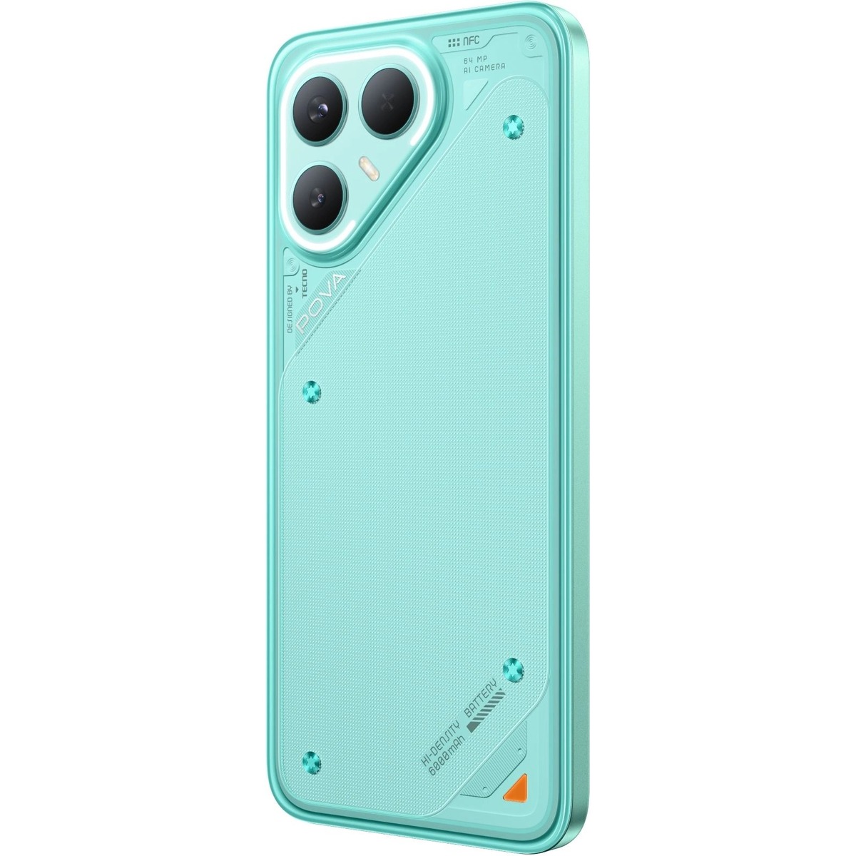 Смартфон Tecno Pova 7 Pro 5G 8/256Gb (Цвет: Neon Cyan)