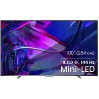 Телевизор Hisense 100  100U7KQ, черный