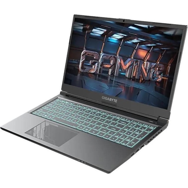 Ноутбук Gigabyte G5 Core i5 13500H 16Gb SSD512Gb NVIDIA GeForce RTX4050 6Gb 15.6 IPS FHD (1920x1080) Windows 11 Home black WiFi BT Cam (MF5-52KZ353SH)