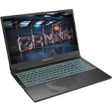 Ноутбук Gigabyte G5 Core i7 13620H 16Gb SSD512Gb NVIDIA GeForce RTX4050 6Gb 15.6 IPS FHD (1920x1080) Free DOS black WiFi BT Cam (MF5-H2KZ353SD)