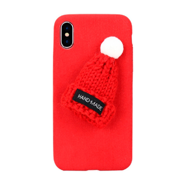 Чехол-накладка Dismac Cap Case шапка для смартфона iPhone X/XS (Цвет: Red)