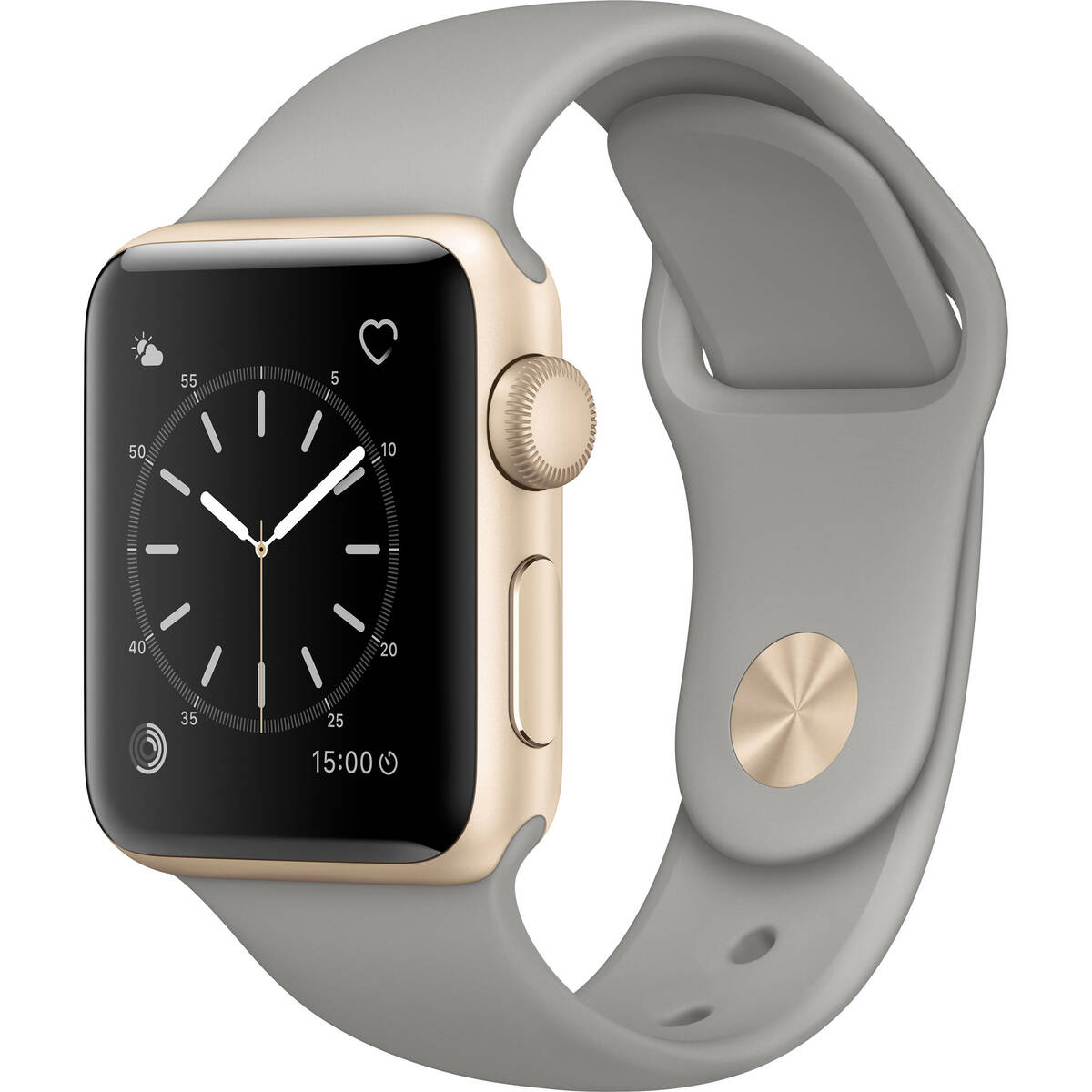 Умные часы Apple Watch Series 2 38mm Aluminum Case with Sport Band (Цвет: Gold/Concrete)