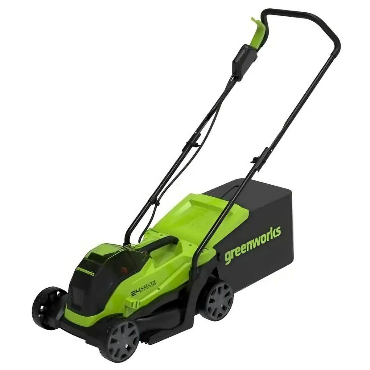 Газонокосилка роторная Greenworks GD24LM33K2 (Цвет: Green)