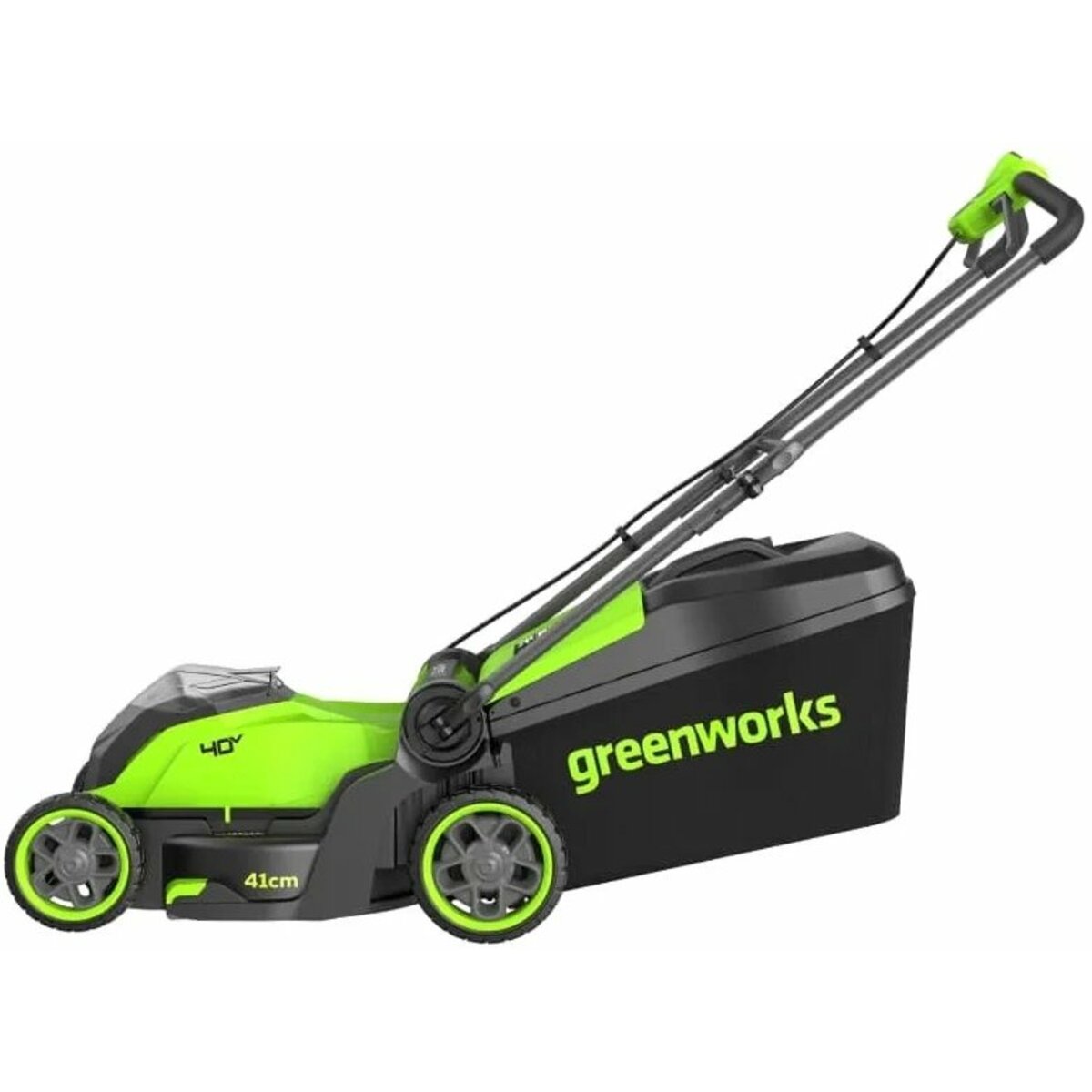 Газонокосилка роторная Greenworks GD40LM411 (Цвет: Green)