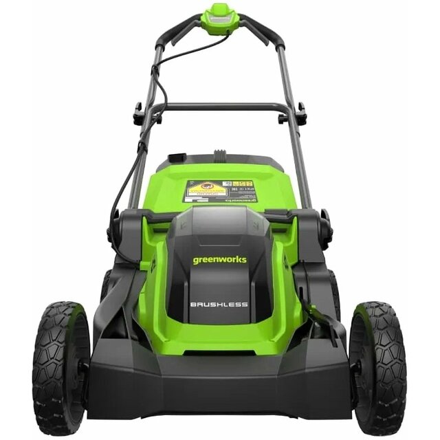 Газонокосилка роторная Greenworks GD40LM411 (Цвет: Green) Газонокосилка роторная Greenworks GD40LM411 (Цвет: Green)