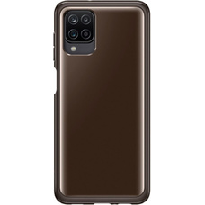 Чехол-накладка Samsung Soft Clear Cover для смартфона Samsung Galaxy A12 (Цвет: Black)