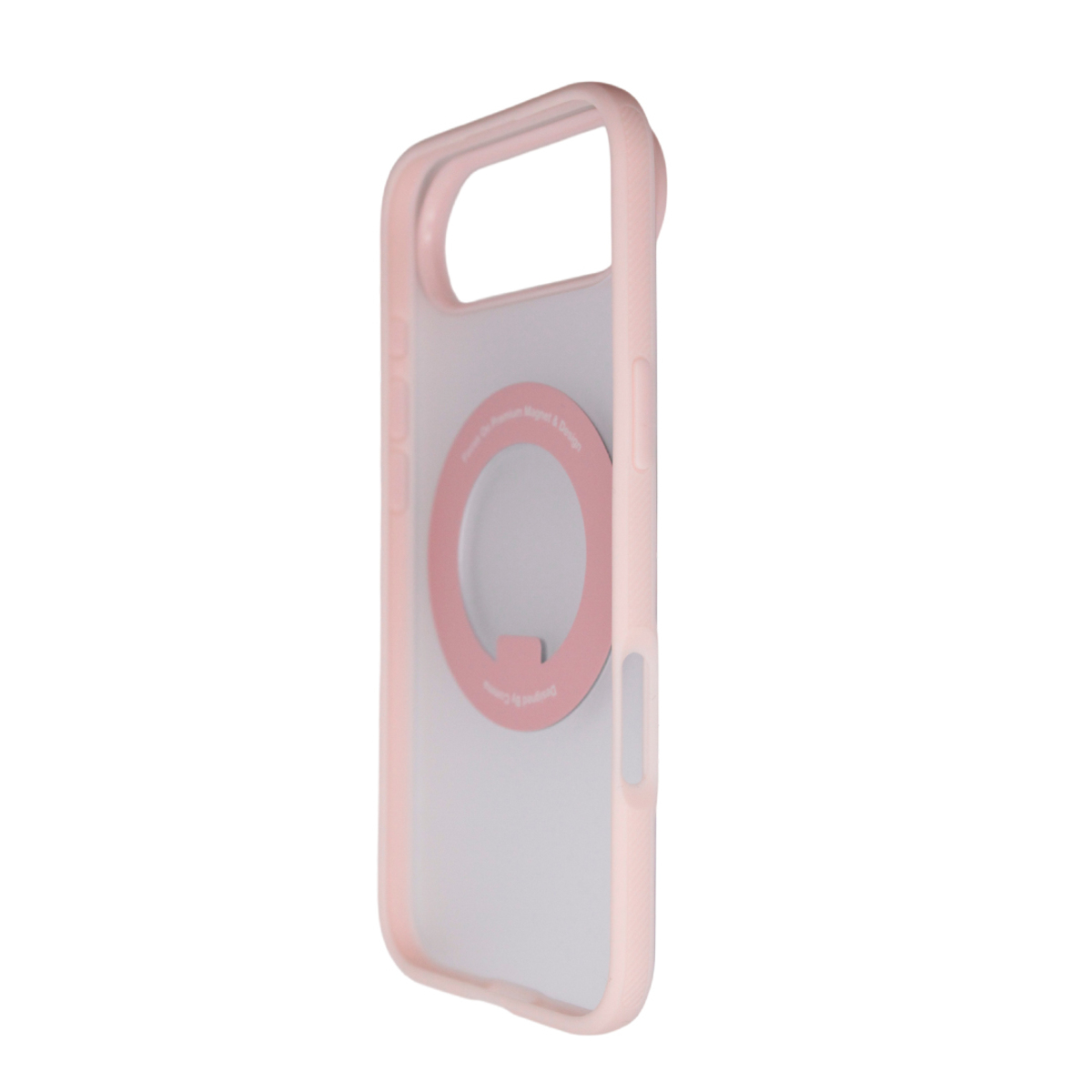 Чехол-накладка Comma Joy Elegant Magnetic 360 Rotating Stand Case для iPhone 17 Air (Цвет: Pink Gold)