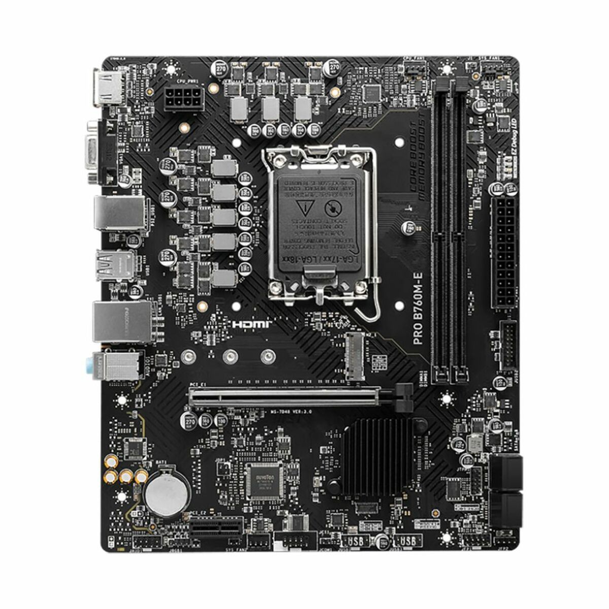 Материнская плата MSI PRO B760M-E