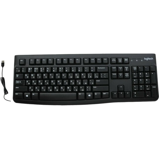 Клавиатура Logitech K120, черный