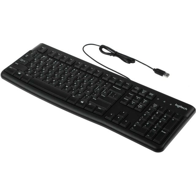 Клавиатура Logitech K120, черный