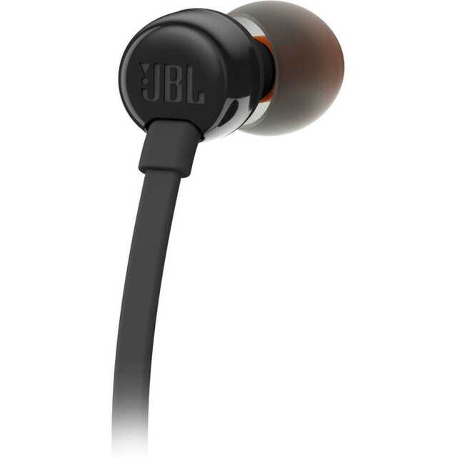 Наушники JBL TUNE 110 In-Ear Headphones with Mic (TUNE110BLK), черный Наушники JBL TUNE 110 In-Ear Headphones with Mic (TUNE110BLK), черный
