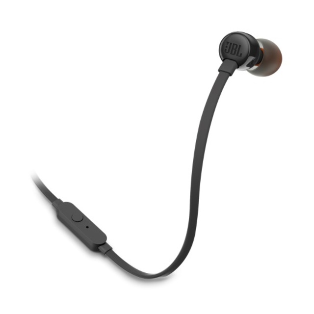 Наушники JBL TUNE 110 In-Ear Headphones with Mic (TUNE110BLK), черный Наушники JBL TUNE 110 In-Ear Headphones with Mic (TUNE110BLK), черный
