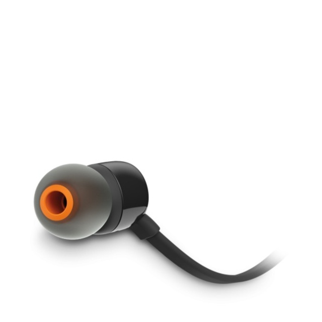 Наушники JBL TUNE 110 In-Ear Headphones with Mic (TUNE110BLK), черный Наушники JBL TUNE 110 In-Ear Headphones with Mic (TUNE110BLK), черный