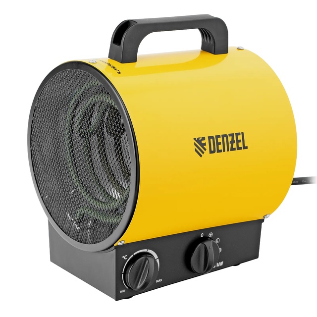 Тепловая пушка электрическая Denzel TB-3K (Цвет: Yellow) Тепловая пушка электрическая Denzel TB-3K (Цвет: Yellow)