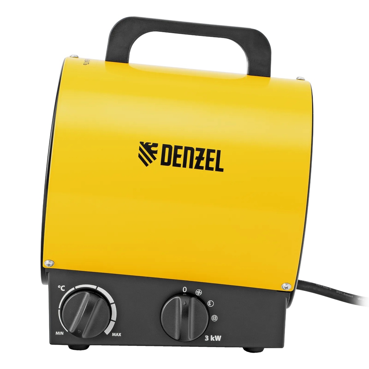 Тепловая пушка электрическая Denzel TB-3K (Цвет: Yellow)