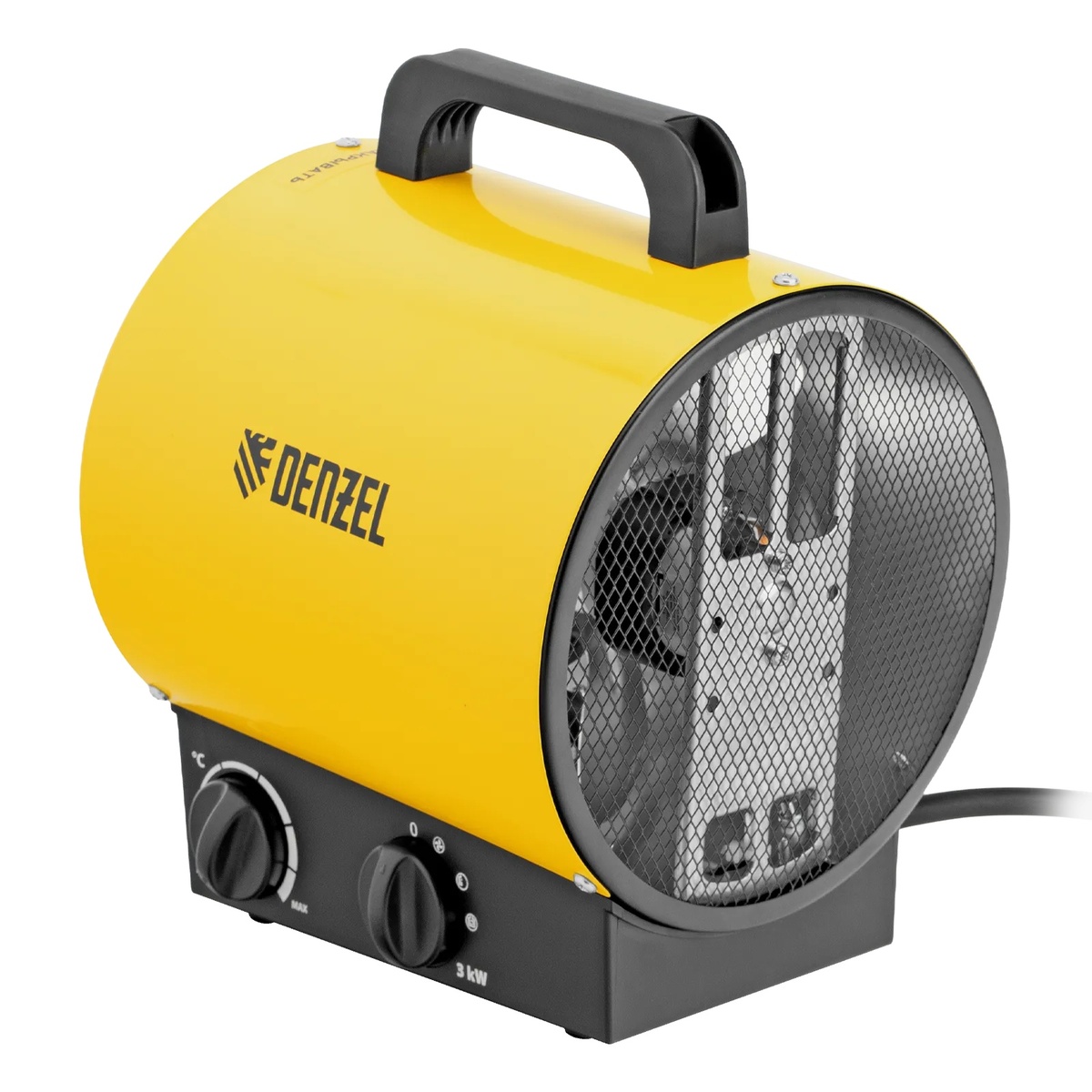 Тепловая пушка электрическая Denzel TB-3K (Цвет: Yellow)