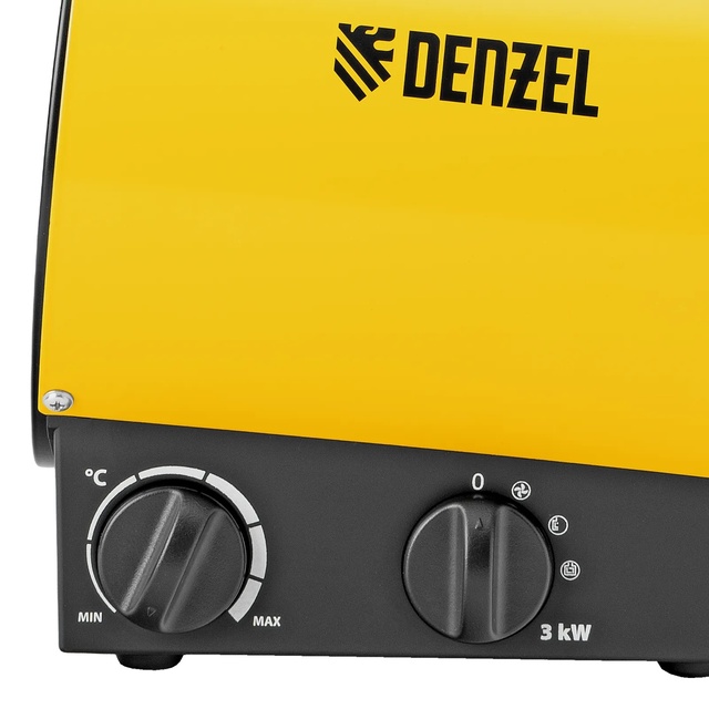 Тепловая пушка электрическая Denzel TB-3K (Цвет: Yellow) Тепловая пушка электрическая Denzel TB-3K (Цвет: Yellow)