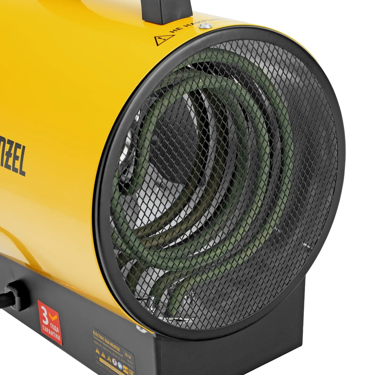 Тепловая пушка электрическая Denzel TB-3K (Цвет: Yellow)