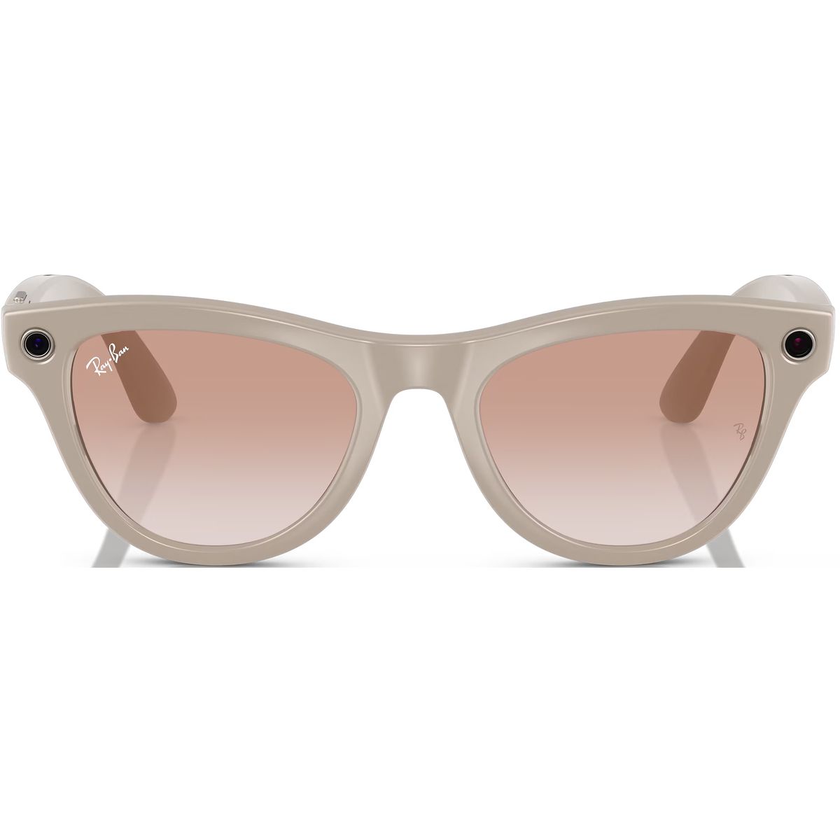 Умные очки Ray-Ban Meta Skyler RW4010 (Цвет: Shiny Chalky Gray / Gradient Cinnamon Pink)