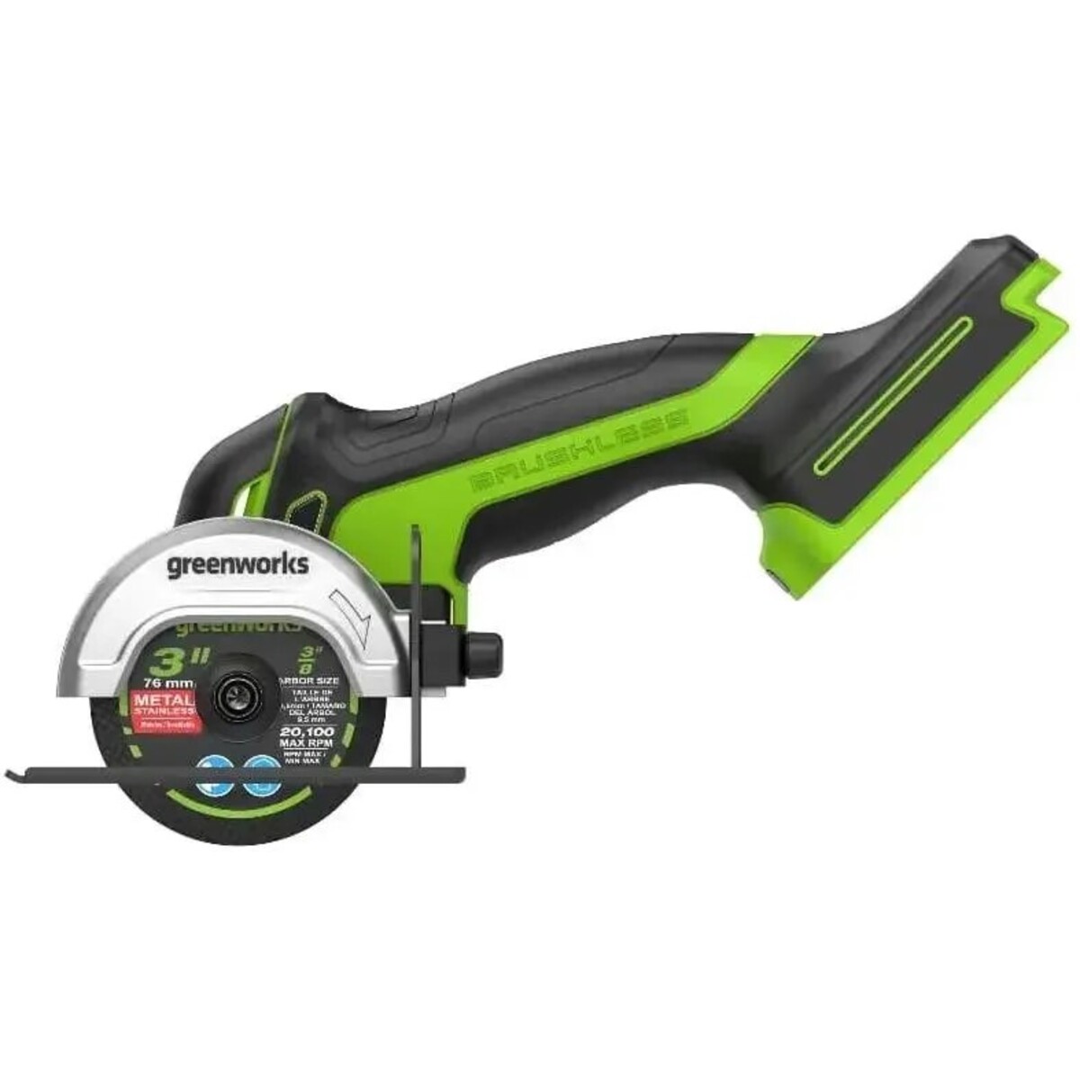 Углошлифовальная машина Greenworks GD24UCS (Цвет: Green)
