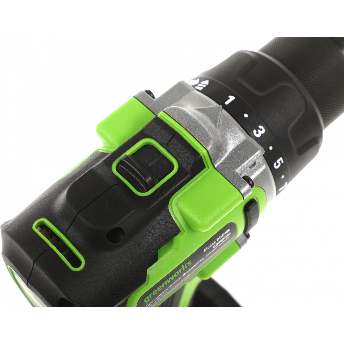 Дрель-шуруповерт Greenworks GD24DD90 (Цвет: Green)