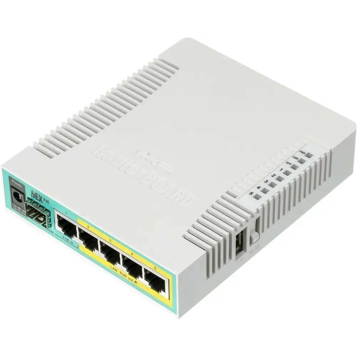 Wi-Fi роутер MikroTik hEX PoE (RB960PGS)
