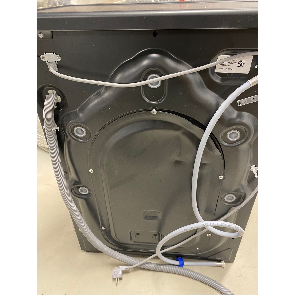 Стиральная машина Beko WSPE6H616A (Цвет: Anthracite)