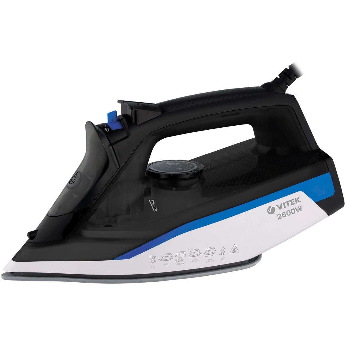 Утюг Vitek VT-8329, черный