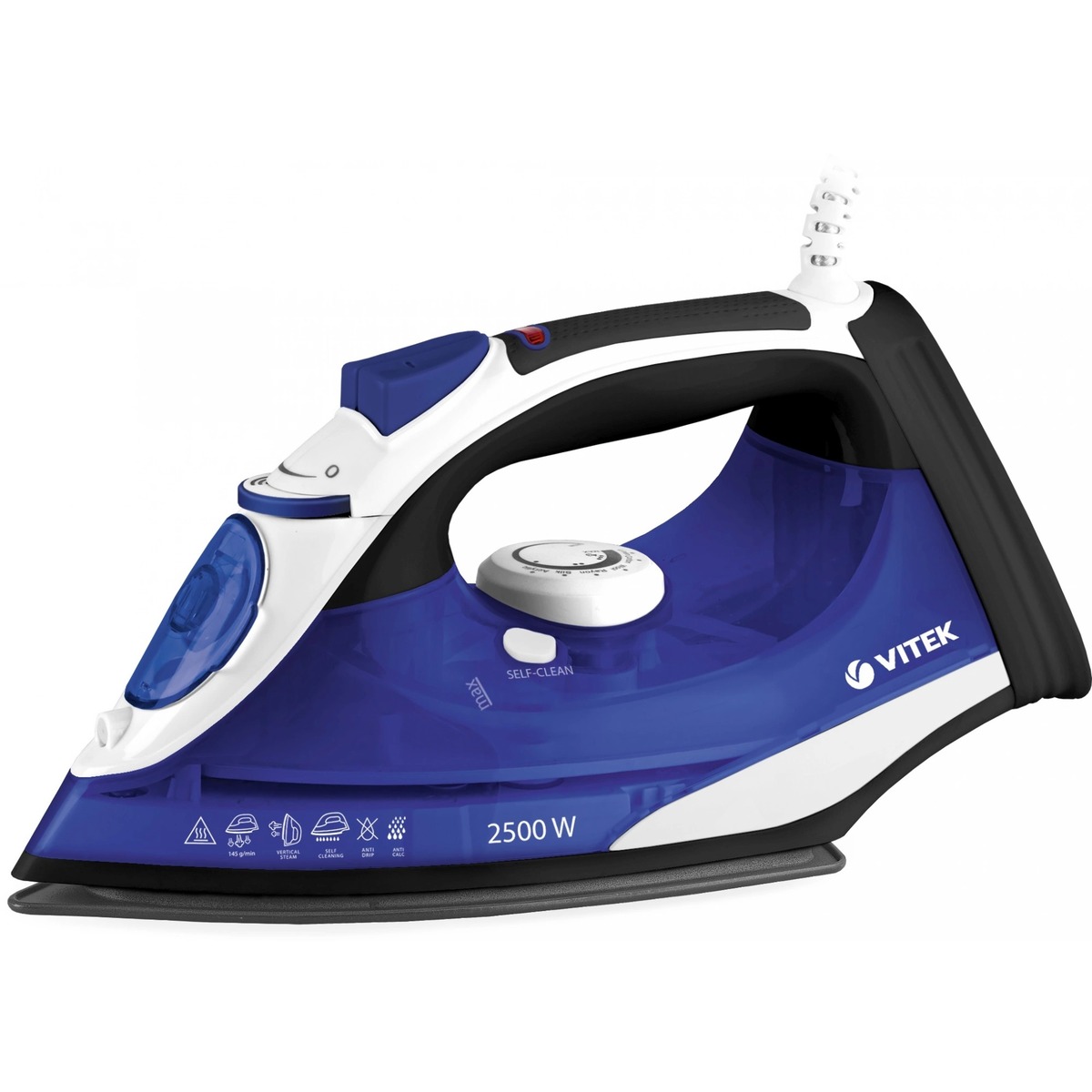 Утюг Vitek VT-8337 (Цвет: Blue/Black)