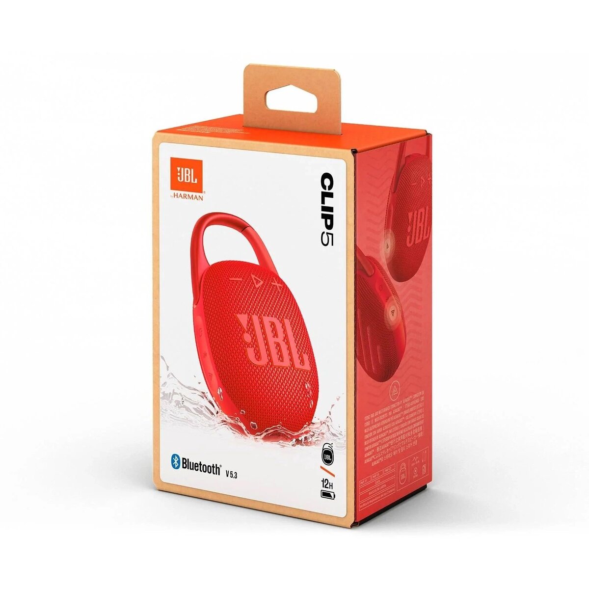 Портативная колонка JBL Clip 5 (Цвет: Red)