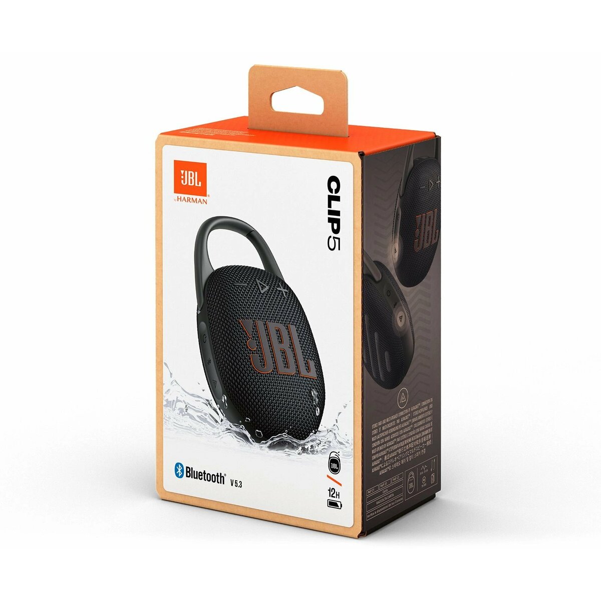 Портативная колонка JBL Clip 5, черный 