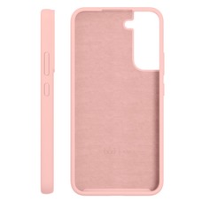 Чехол-накладка VLP Liquid Silicone Сase Antistatic для смартфона Samsung Galaxy S22 Plus (Цвет: Light Pink)