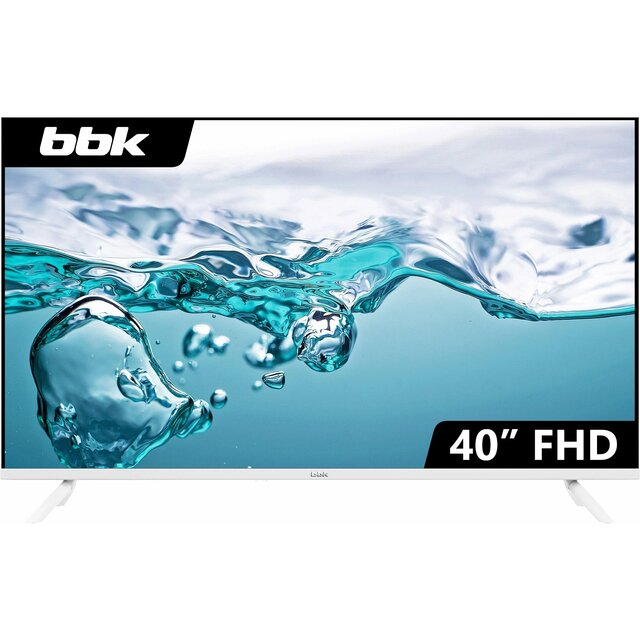 Телевизор BBK 40" 40LEM-1045 / FTS2C, белый Телевизор BBK 40" 40LEM-1045 / FTS2C, белый