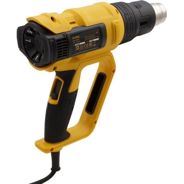 Технический фен Denzel HG-2000M (Цвет: Orange / Black) Технический фен Denzel HG-2000M (Цвет: Orange / Black)