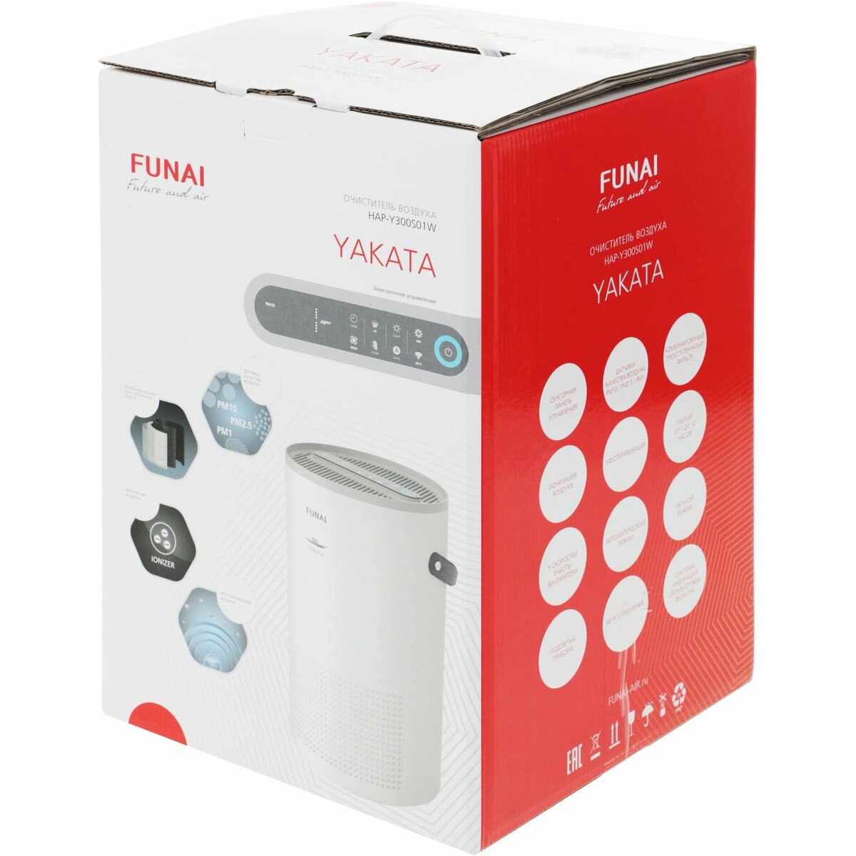 Воздухоочиститель Funai YAKATA Hap-Y300S01W, белый