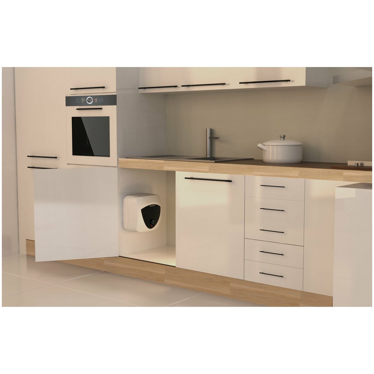 Водонагреватель Ariston ABS ANDRIS LUX 6 OR (Цвет: White/Black)