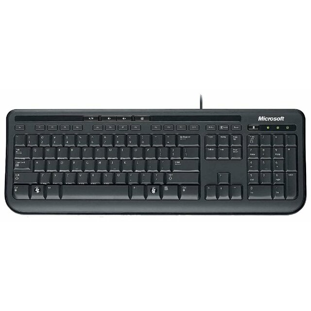 Клавиатура Microsoft Wired 600 (Цвет: Black)