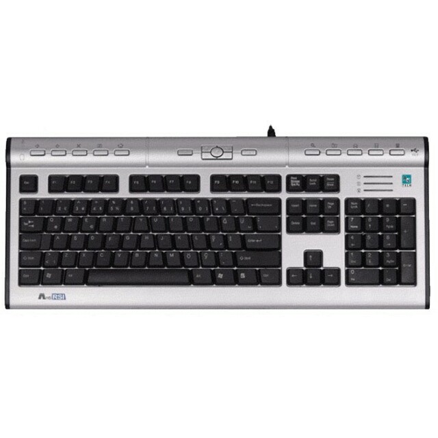 Клавиатура A4Tech KLS-7MUU (Цвет: Silver/Black)