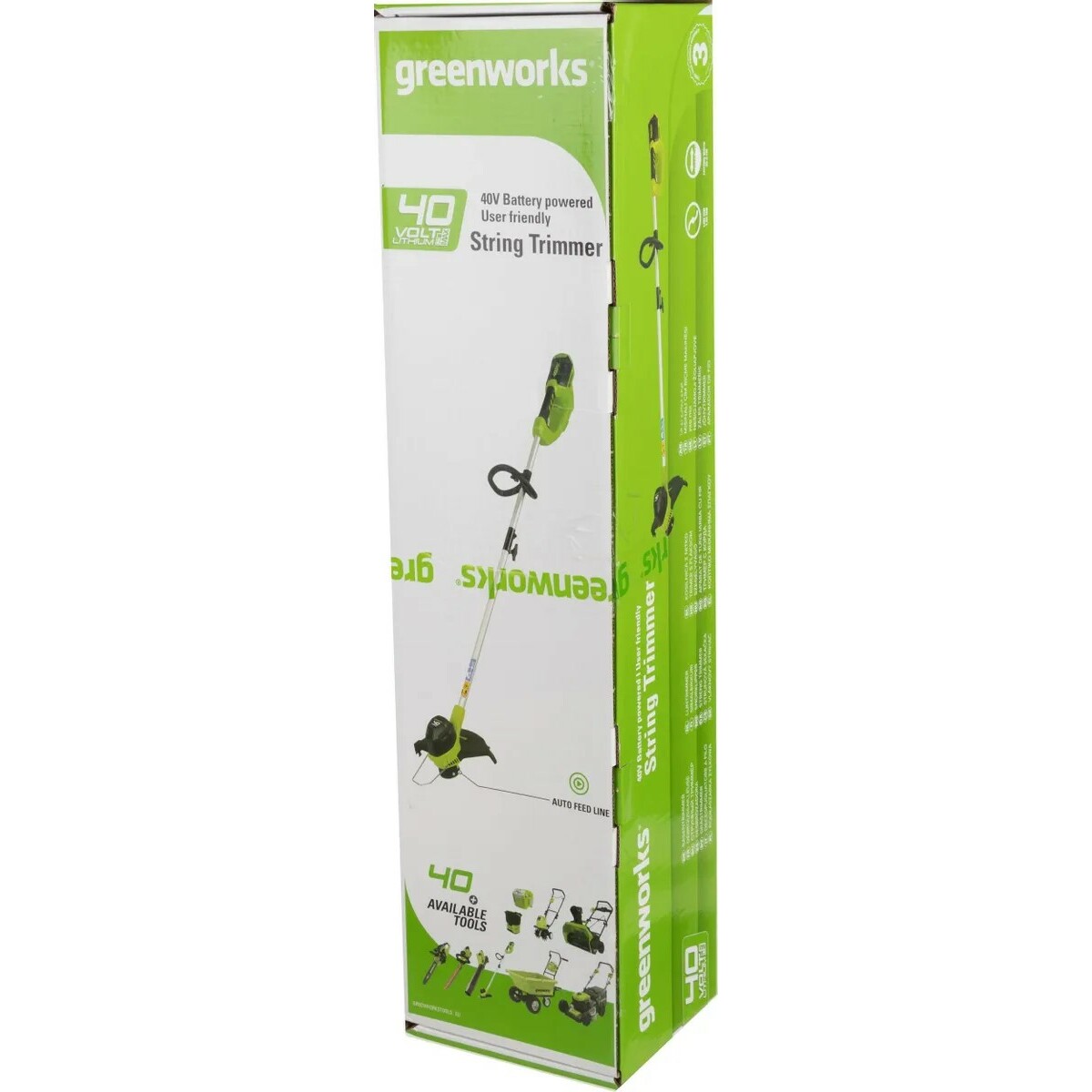 Триммер электрический Greenworks G40LTK2 (Цвет: Green)