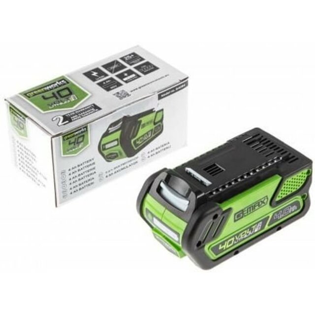 Триммер электрический Greenworks G40LTK4 (Цвет: Green)