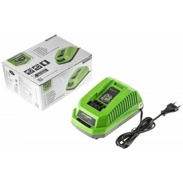 Триммер электрический Greenworks G40LTK4 (Цвет: Green)