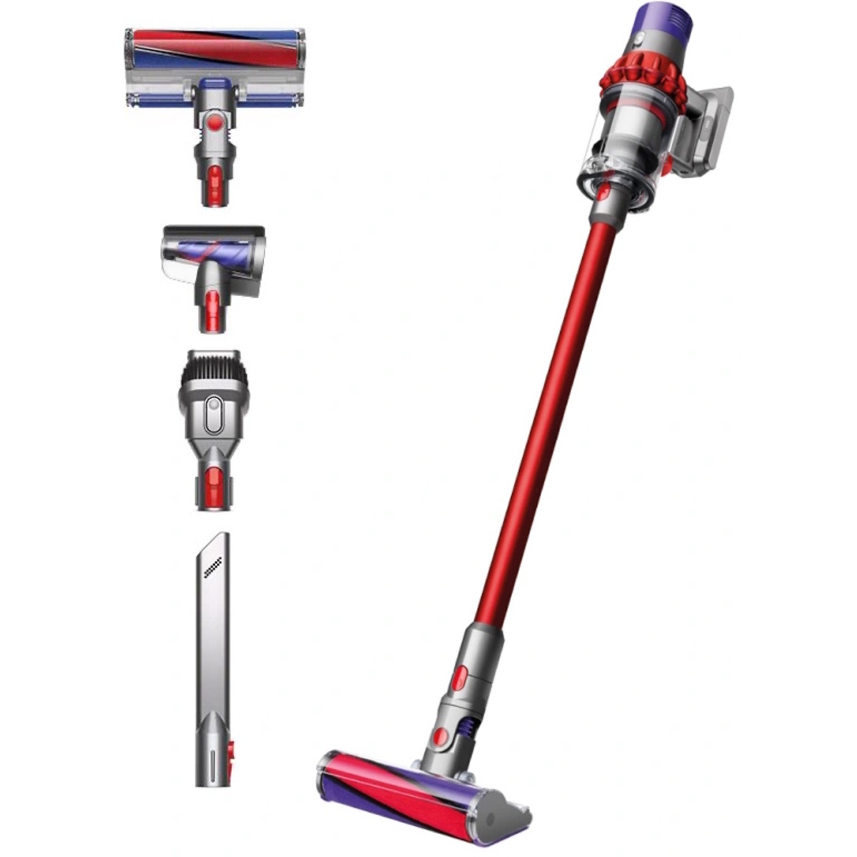 Пылесос вертикальный Dyson V10 Cyclone (Цвет: Red / Iron)