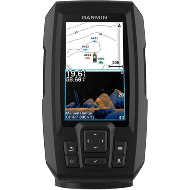 Эхолот Garmin Striker Vivid 4CV + GT20-TM Transducer, черный