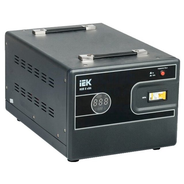 Стабилизатор напряжения IEK Hub 8кВА (Цвет: Black)