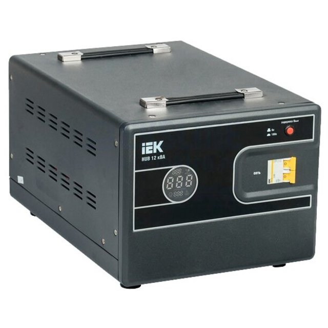 Стабилизатор напряжения IEK Hub 12кВА (Цвет: Black)