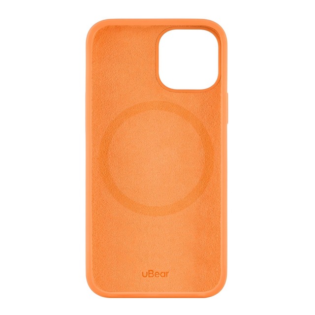 Чехол-накладка uBear Touch Mag Case для смартфона Apple iPhone 13 Mini (Цвет: Orange)
