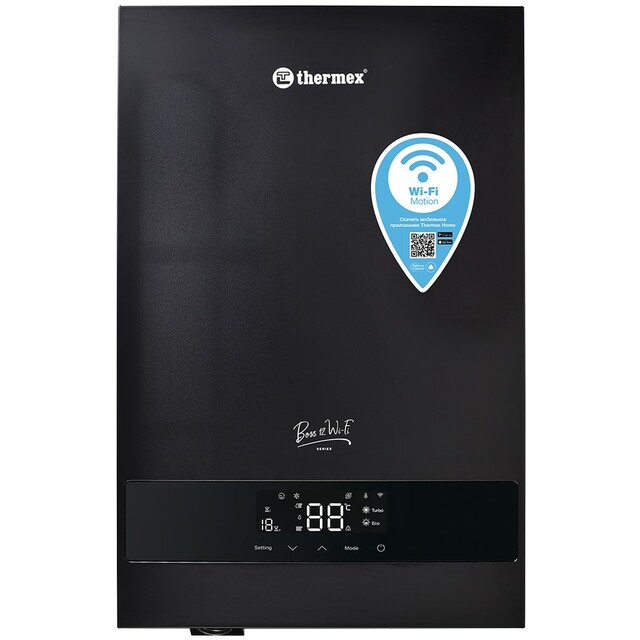 Электрический котел Thermex Boss 12 Wi-Fi (Black), черный
