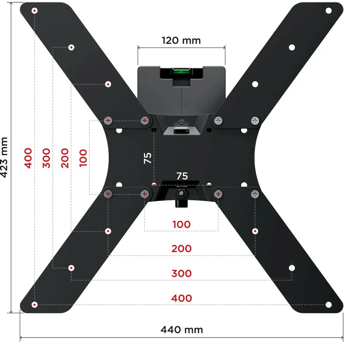 Кронштейн настенный Holder LCD-5520-B (Цвет: Black)